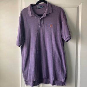 Short sleeve purple Polo